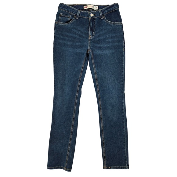 Levi's Other - Levi's 16 Regular 511 Slim Performance Jeans Boys Dark Wash Denim 28x30